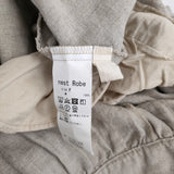 nest Robe ブラックリネンコクーンサロペット 01234-1435 定価31900円 サロペット 23AW ベージュ レディース ネストローブ【中古】5-1001M♪
