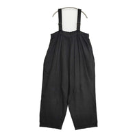 nest Robe ブラックリネンコクーンサロペット 01234-1435 定価31900円 サロペット 23AW ブラック レディース ネストローブ【中古】5-1001M♪