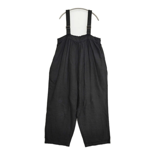 nest Robe ブラックリネンコクーンサロペット 01234-1435 定価31900円 サロペット 23AW ブラック レディース ネストローブ【中古】5-1001M♪