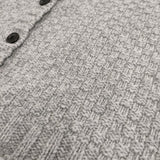 nest Robe ウールツイードニットカーディガン 定価28600円 01233-1037 クルーネックカーディガン 23AW グレー レディース ネストローブ【中古】5-1108T♪