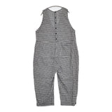 nest Robe 【UpcycleLino】ギンガムチェックサロペット 01243-1089 サロペット 24SS ブラック ホワイト レディース ネストローブ【中古】5-1001M♪