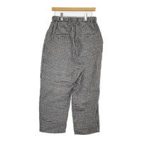 JOURNAL STANDARD LUXE リネンチェックイージーパンツ 定価22000円 25SS ブラック レディース ジャーナルスタンダード ラックス【中古】5-1001M♪