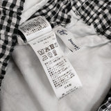 JOURNAL STANDARD LUXE リネンチェックイージーパンツ 定価22000円 25SS ブラック レディース ジャーナルスタンダード ラックス【中古】5-1001M♪