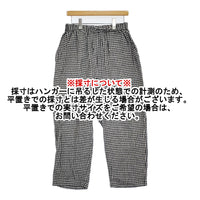 JOURNAL STANDARD LUXE リネンチェックイージーパンツ 定価22000円 25SS ブラック レディース ジャーナルスタンダード ラックス【中古】5-1001M♪