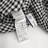 JOURNAL STANDARD LUXE リネンチェックジャケット 定37400円 25SS ブラック ホワイト レディース ジャーナルスタンダードラックス【中古】5-1001M♪