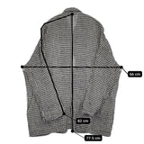 JOURNAL STANDARD LUXE リネンチェックジャケット 定37400円 25SS ブラック ホワイト レディース ジャーナルスタンダードラックス【中古】5-1001M♪