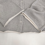 nest Robe 裏毛 oui プリント2wayカーディガン 定価18700円 カーディガン 25SS グレー レディース ネストローブ【中古】5-1001M♪