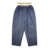 nest Robe 01213-1078 コットンリネンダンガリー サスペンダー パンツ 21AW ブルー レディース ネストローブ【中古】5-1215G∞