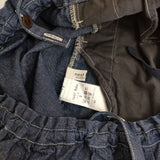 nest Robe 01213-1078 コットンリネンダンガリー サスペンダー パンツ 21AW ブルー レディース ネストローブ【中古】5-1215G∞