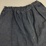 nest Robe 01213-1078 コットンリネンダンガリー サスペンダー パンツ 21AW ブルー レディース ネストローブ【中古】5-1215G∞