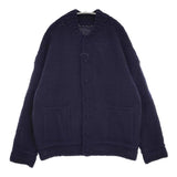 NEST ROBE CONFECT ペルーハンドニットジャケット 02234-0002 カーディガン 22AW ネイビー メンズ ネストローブコンフェクト【中古】5-1026T♪