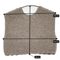 nest Robe ペルーボッブルニットベスト 01244-1061 Vネック ベスト 24AW グレー レディース ネストローブ【中古】5-1001T♪