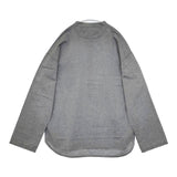 EEL STEPS別注 E-21415STP Charcoal Henry L/S STEPSVer. プルオーバー チャコールヘンリー 長袖シャツ グレー メンズ イール【中古】5-1220M∞