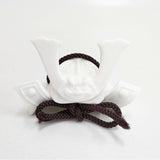 NORITAKE 未使用品 兜 カブト 陶器置物 オブジェ ホワイト レディース ノリタケ【中古】6-0127G◎