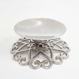 未使用品 プレート キャンドルホルダー インテリアその他 シルバー レディース【中古】6-0127G◎