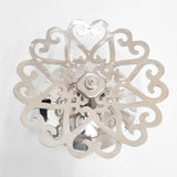 未使用品 プレート キャンドルホルダー インテリアその他 シルバー レディース【中古】6-0127G◎