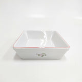 imane イマン 未使用品 イマン エマ オーブンバット 皿 ホワイト レディース【中古】6-0127G◎