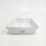 imane イマン 未使用品 イマン エマ オーブンバット 皿 ホワイト レディース【中古】6-0127G◎