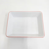 imane イマン 未使用品 イマン エマ オーブンバット 皿 ホワイト レディース【中古】6-0127G◎