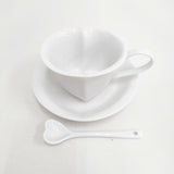 WAGOKOROYA 和心屋 未使用品 ハート ティーポット カップ ソーサー シュガーポット スプーンセット その他雑貨 ホワイト レディース【中古】6-0127G◎