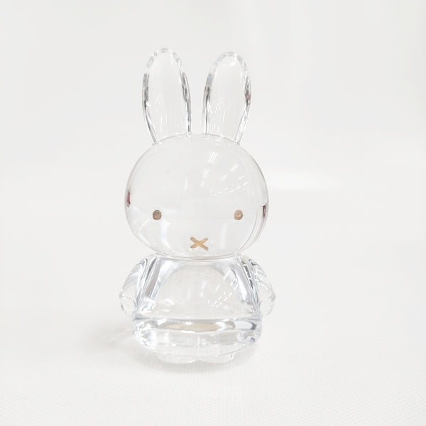Baccarat 未使用品 miffy ミッフィー クリスタル 置物 オブジェ クリア レディース バカラ【中古】5-1001G♪