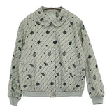 mina perhonen 新品 sea jewel ジャケット サイズ36 定価104500円 刺繍 ブルゾン 25SS ライトグリーン レディース ミナペルホネン【中古】5-1001M♪
