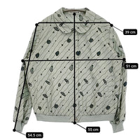 mina perhonen 新品 sea jewel ジャケット サイズ36 定価104500円 刺繍 ブルゾン 25SS ライトグリーン レディース ミナペルホネン【中古】5-1001M♪