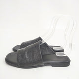 BARI バリ 別注 型押し レザーサンダル クロコブラック 定価13640円 weeksdays ほぼ日 伊藤まさこ サイズ35 サンダル ブラック レディース【中古】6-0426S◎