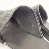 BARI バリ 別注 型押し レザーサンダル クロコブラック 定価13640円 weeksdays ほぼ日 伊藤まさこ サイズ35 サンダル ブラック レディース【中古】6-0426S◎