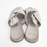 BARI バリ 別注 レザーリボンサンダル weeksdays ほぼ日 伊藤まさこ 定価15180円 サイズ35 サンダル ベージュ レディース【中古】6-0426S◎