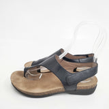 dansko Reece リース レザーサンダル サイズ35 6024470200 サンダル ブラック レディース ダンスコ【中古】6-0426S◎