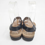 dansko Reece リース レザーサンダル サイズ35 6024470200 サンダル ブラック レディース ダンスコ【中古】6-0426S◎