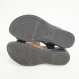dansko Reece リース レザーサンダル サイズ35 6024470200 サンダル ブラック レディース ダンスコ【中古】6-0426S◎