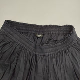marble sud コットンローン ギャザーハカマPT 07ES006134 パンツ ブラック レディース マーブルシュッド【中古】6-0330M∞