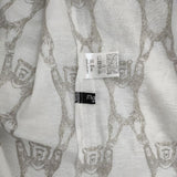 marble sud 未使用 ヤッホーベア 刺繍 コットンリネン ワンピース ホワイト グレー レディース マーブルシュッド【中古】6-0330M∞