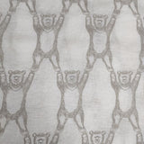 marble sud 未使用 ヤッホーベア 刺繍 コットンリネン ワンピース ホワイト グレー レディース マーブルシュッド【中古】6-0330M∞