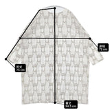marble sud 未使用 ヤッホーベア 刺繍 コットンリネン ワンピース ホワイト グレー レディース マーブルシュッド【中古】6-0330M∞