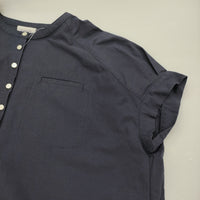 mina perhonen laundry Rosas サイズ40 LD3065 ワンピース ネイビー レディース ミナペルホネンランドリー【中古】5-1011S♪