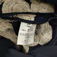 mina perhonen laundry Rosas サイズ40 LD3065 ワンピース ネイビー レディース ミナペルホネンランドリー【中古】5-1011S♪