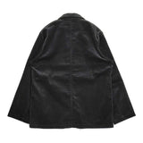 EEL ベーカリージャケット 定価30800円 E-23168 サイズXS コーデュロイ テーラードジャケット ブラック レディース イール【中古】5-1031T♪