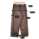 J.S Homestead 18Wコーデュロイサイドパネルトラックパンツ M 定価20900円 4AW ブラウン メンズ ジェイエスホームステッド【中古】5-1001T♪