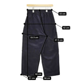 CLASKA D ディー イージーパンツ コットンコーデュロイ パンツ 濃紺 ネイビー レディース クラスカ【中古】5-1129T∞