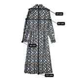 DAMA collection ラッティ社 ベルト柄 シャツワンピース 定価39800円 ワンピース ベージュ ブルー レディース ダーマコレクション【中古】5-1215M∞