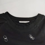 mina perhonen choucho aba8823 刺繍 長袖Ｔシャツ カットソー ロンＴ 23AW ブラック レディース ミナペルホネン【中古】5-1215M∞