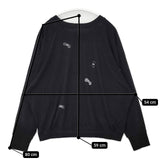 mina perhonen choucho aba8823 刺繍 長袖Ｔシャツ カットソー ロンＴ 23AW ブラック レディース ミナペルホネン【中古】5-1215M∞