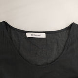 veritecoeur ST-099L フリルインナーワンピース 定価15400円 ノースリーブ ワンピース ブラック レディース ヴェリテクール【中古】5-1215M∞