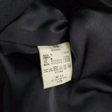 mina perhonen symphony xa3669 サイズ38 刺繍 エンブロイダリー ウール ノースリーブ ワンピース ネイビー ホワイト レディース ミナペルホネン【中古】5-1128T♪