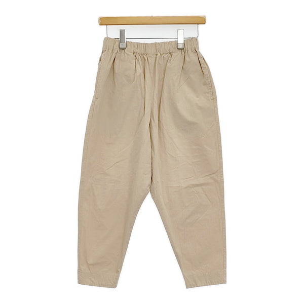 Yoli cotton tapered pants 定価30800円 YL-PT14-25SS サイズ01 イージー テーパード パンツ 25SS ベージュ レディース ヨリ【中古】5-1001M♪