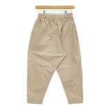 Yoli cotton tapered pants 定価30800円 YL-PT14-25SS サイズ01 イージー テーパード パンツ 25SS ベージュ レディース ヨリ【中古】5-1001M♪