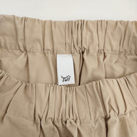 Yoli cotton tapered pants 定価30800円 YL-PT14-25SS サイズ01 イージー テーパード パンツ 25SS ベージュ レディース ヨリ【中古】5-1001M♪